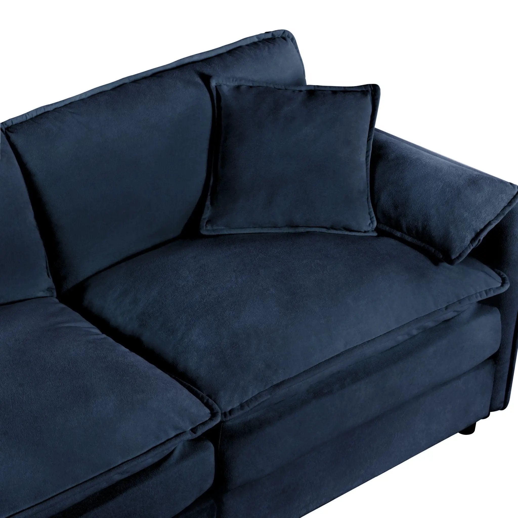 Modern Oversized Loveseat Sofa With Deep Seat And Diy Combination by HouseOfZazla