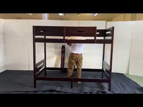 Nissa - Twin Over Twin Bunk Bed - Espresso by Unique Piece Furniture