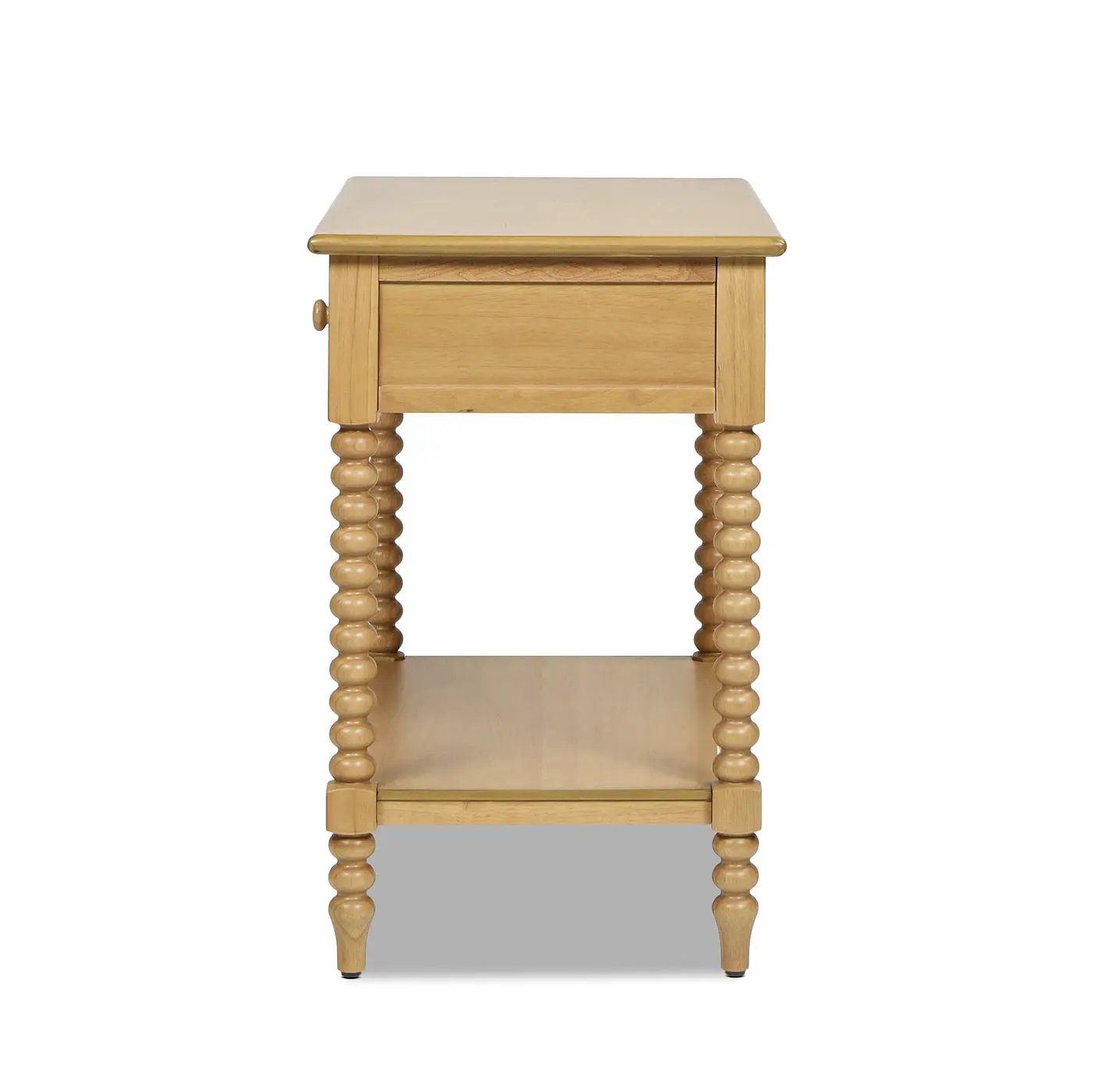 Easton 28" Modern Farmhouse Turned 1-Drawer Storage Side Table by HouseOfZazla