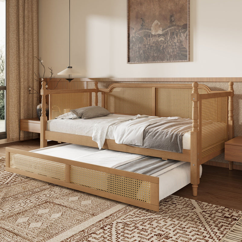 Traditional Style Daybed With Trundle by HouseOfZazla