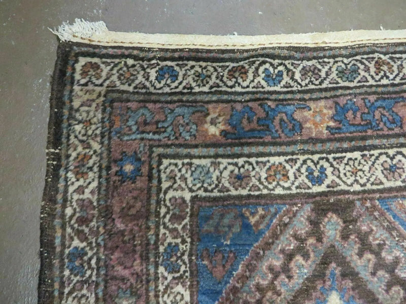 3' X 6' Antique Handmade India Floral Oriental Wool Rug Veg Dyes Nice by Jewel Rugs