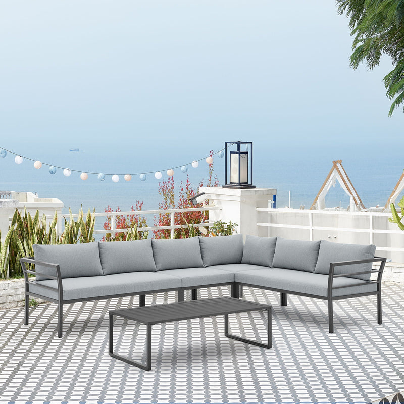 Sunnyside - 5 Piece Outdoor Conversation Set by HouseOfZazla