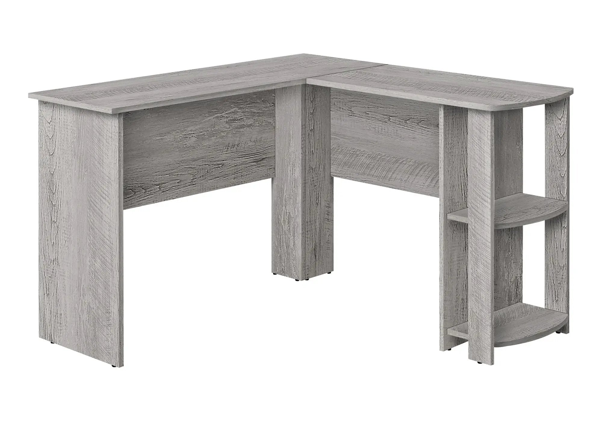 Computer Desk, Home Office, Corner, Storage Shelves, L Shape, Laptop, Contemporary & Modern by Unique Piece Furniture