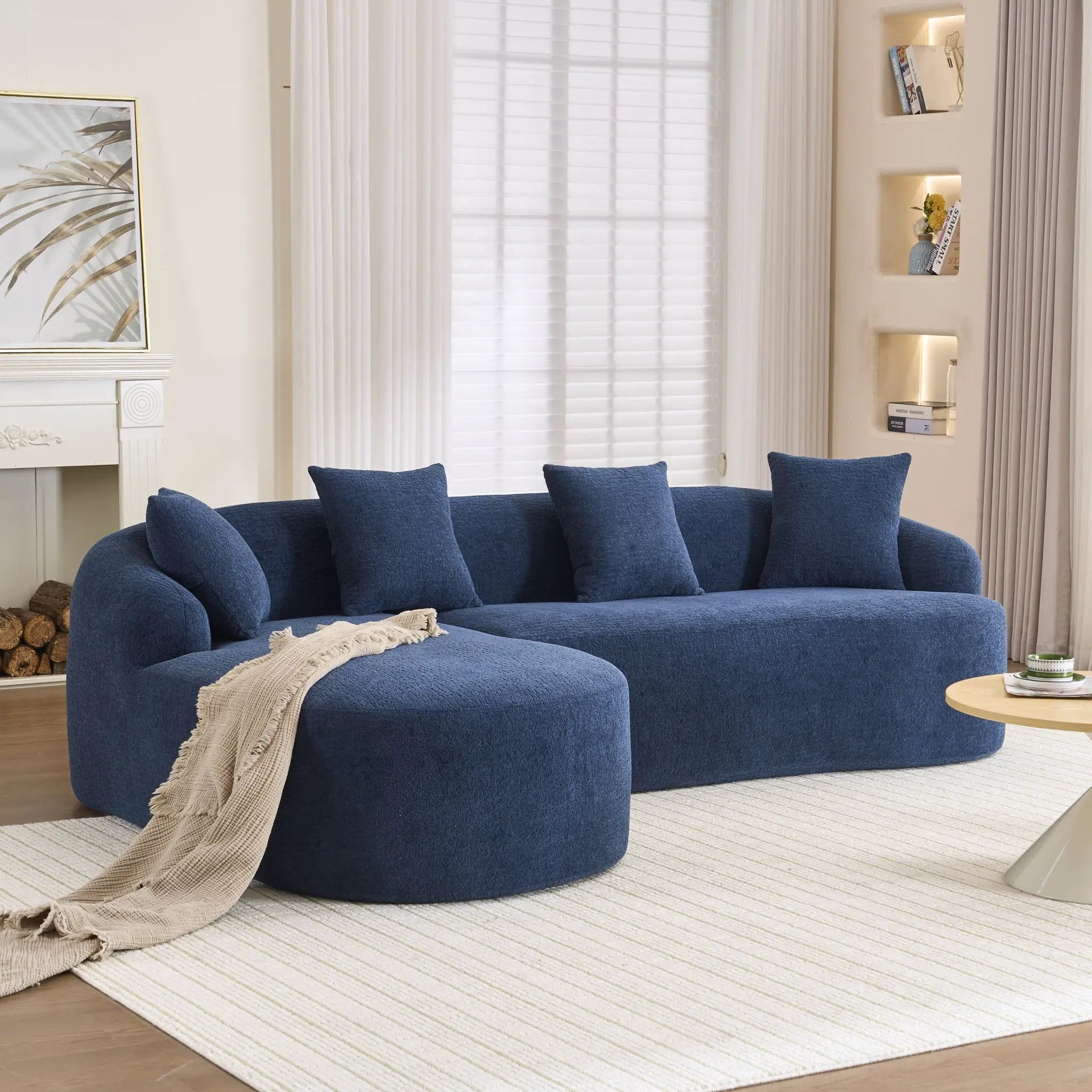 Combined Sofa With 4 Pillows by HouseOfZazla