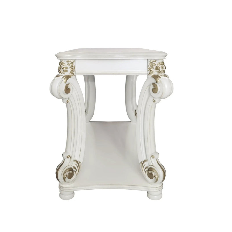 Vendome - Antique Sofa Table - White by Unique Piece Furniture