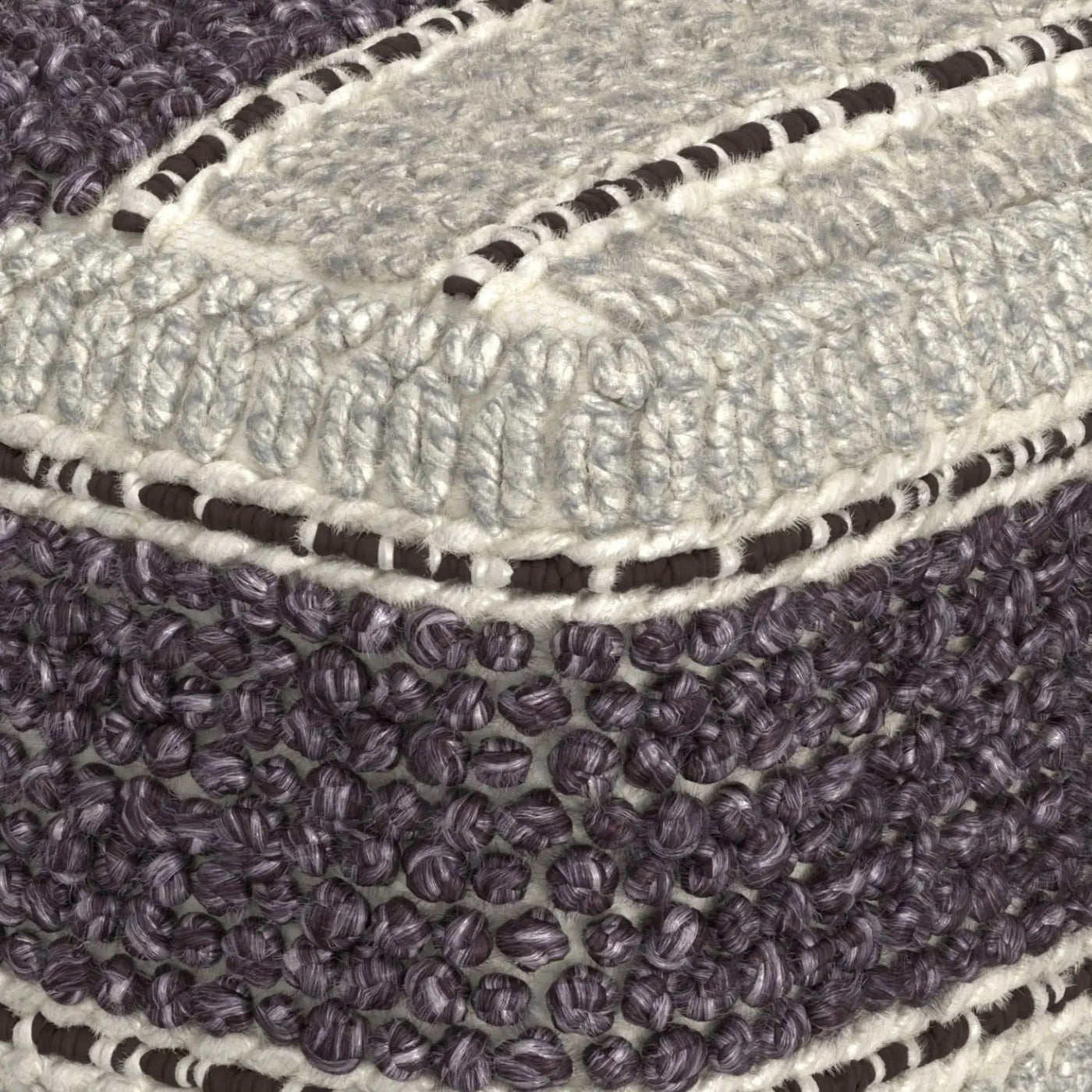 Grady - Handcrafted Square Pouf by HouseOfZazla