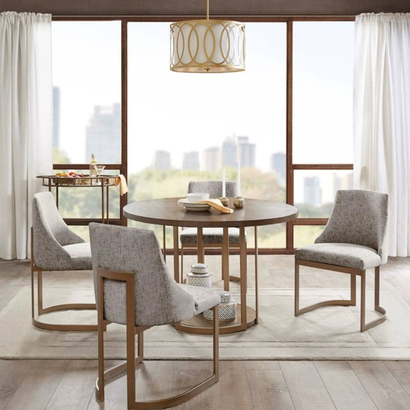 Contemporary Modern Accent Dining Chairs (Set of 2) by Unique Piece Furniture