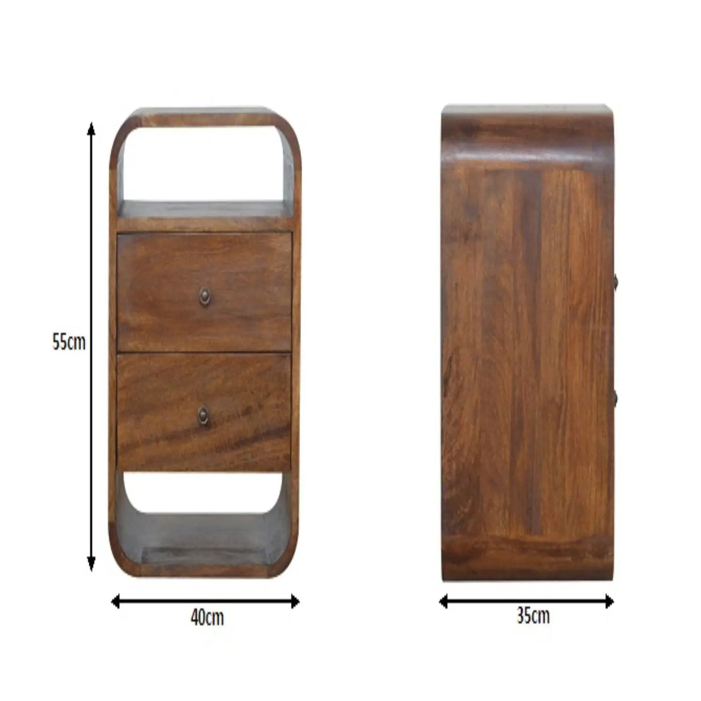 Curve Drawer Nightstand by Unique Piece Furniture
