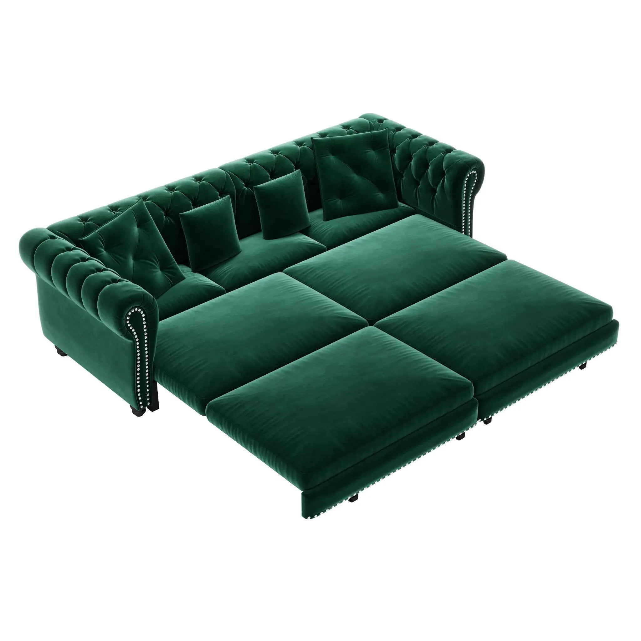 3 In 1 Pull Out Sofa Bed With Movable Ottoman by HouseOfZazla