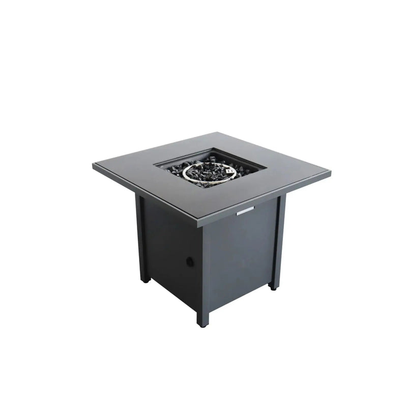 Outdoor Fire Pit Table With Lid - Gray by Unique Piece Furniture