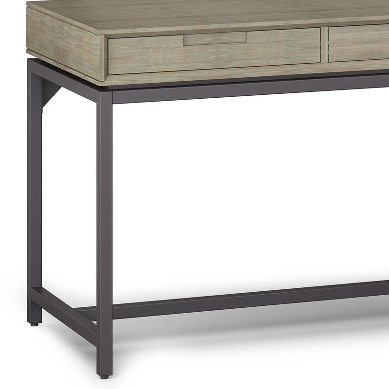 Banting - Mid Century Wide Desk, Handcrafted by Unique Piece Furniture