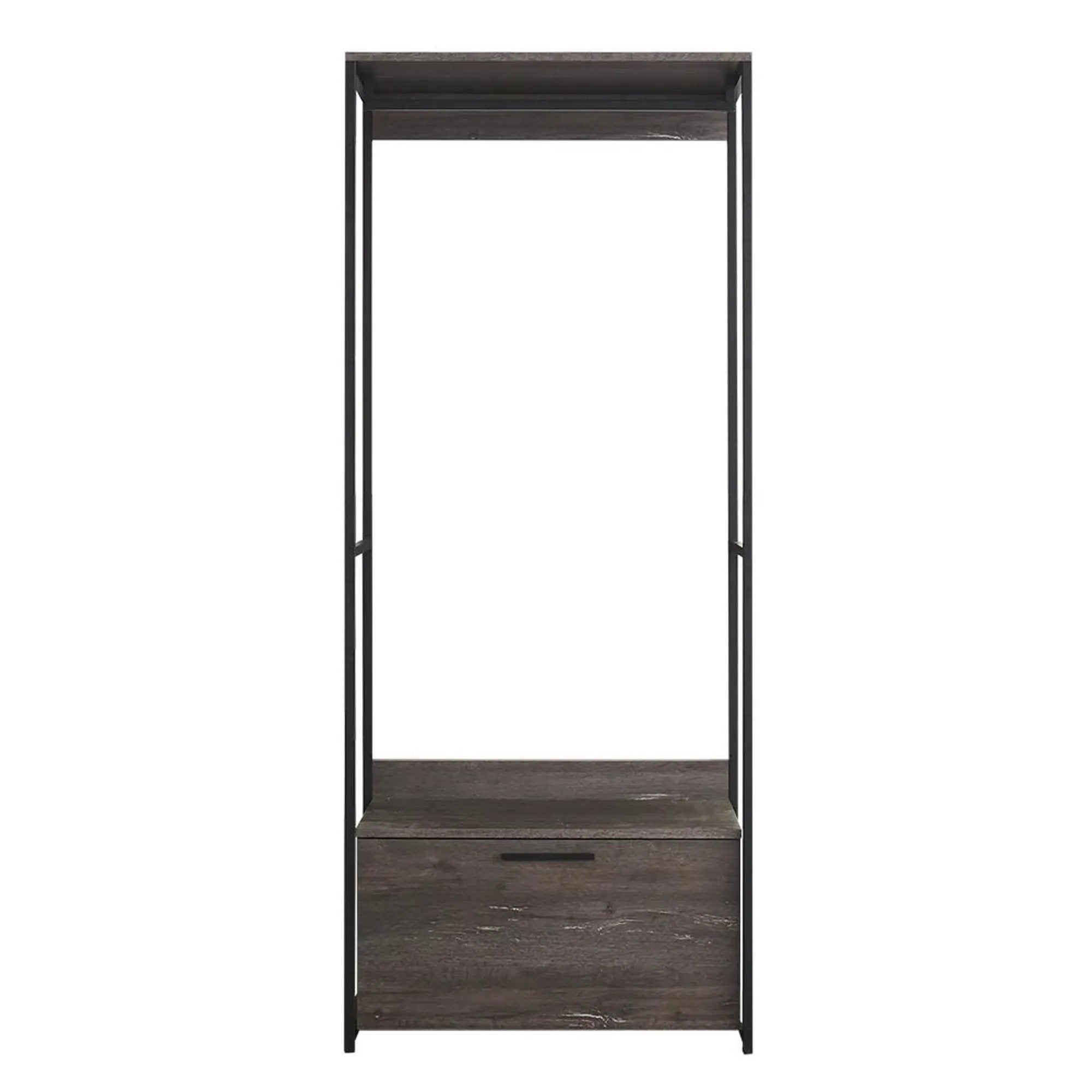 Monica - Walk-In Closet System, Modular Storage - Rustic by HouseOfZazla