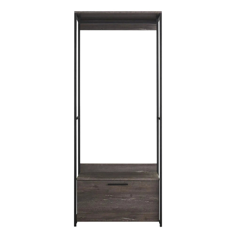 Monica - Walk-In Closet System, Modular Storage - Rustic by HouseOfZazla