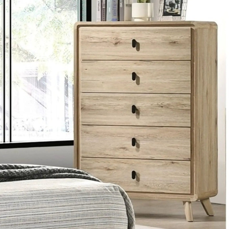 Chest With 5 Drawers - Beige by Unique Piece Furniture