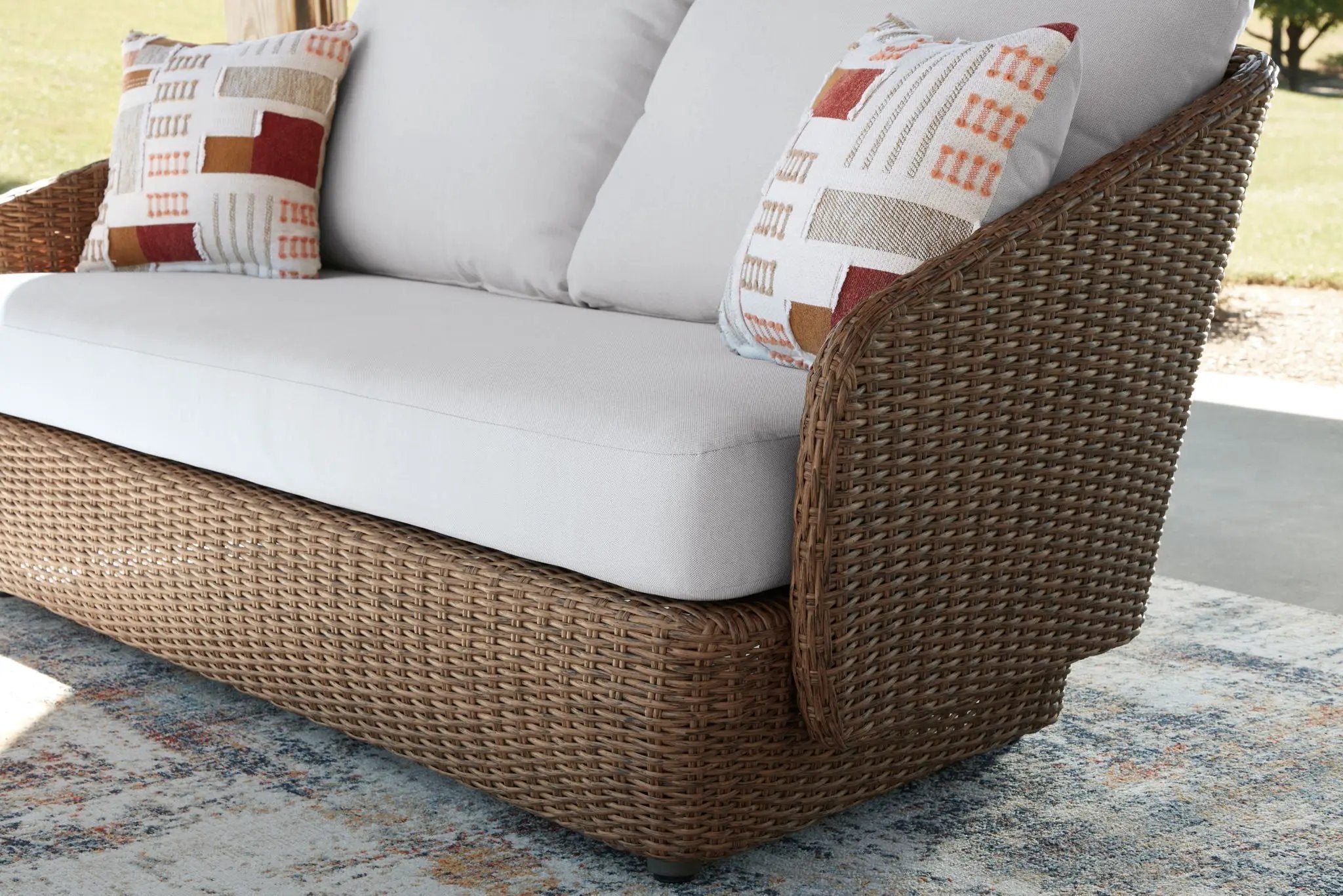 Double Point - Loveseat, Swivel Chairs Set (Set of 3) - Beige by Unique Piece Furniture