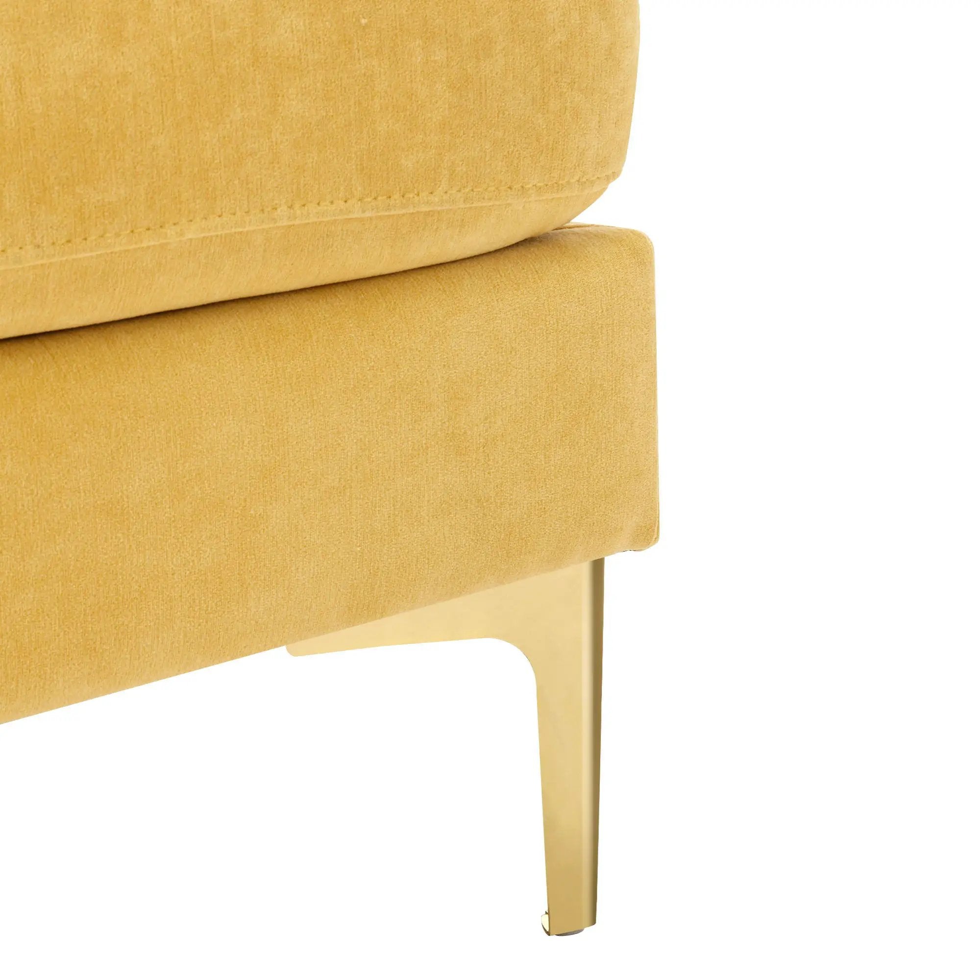 Modern L - Shape Convertible Sectional Sofa With Movable Ottoman by HouseOfZazla