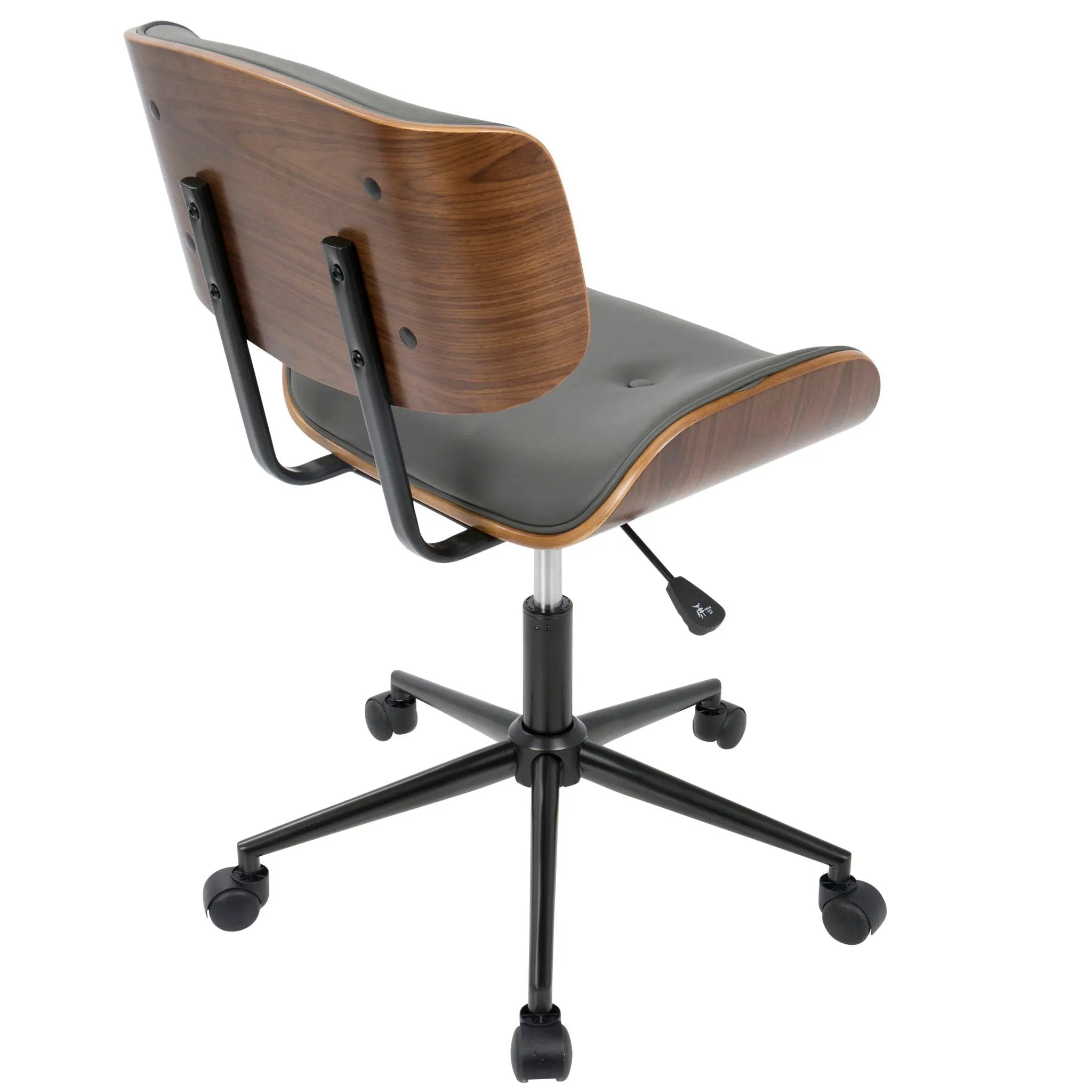 Lombardi - Mid Century Modern Adjustable Office Chair With Swivel by Unique Piece Furniture