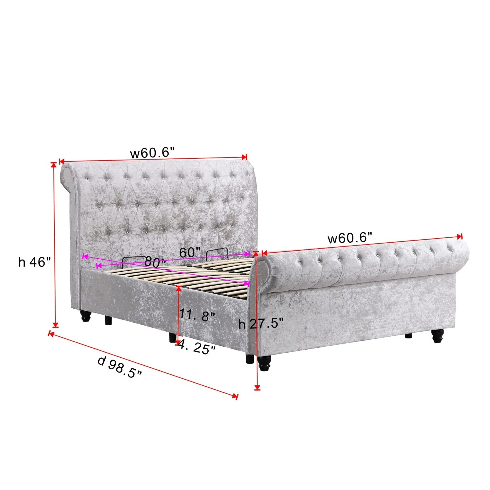 Hartfried - Queen Size Upholstered Storage Bed - Beige by Unique Piece Furniture