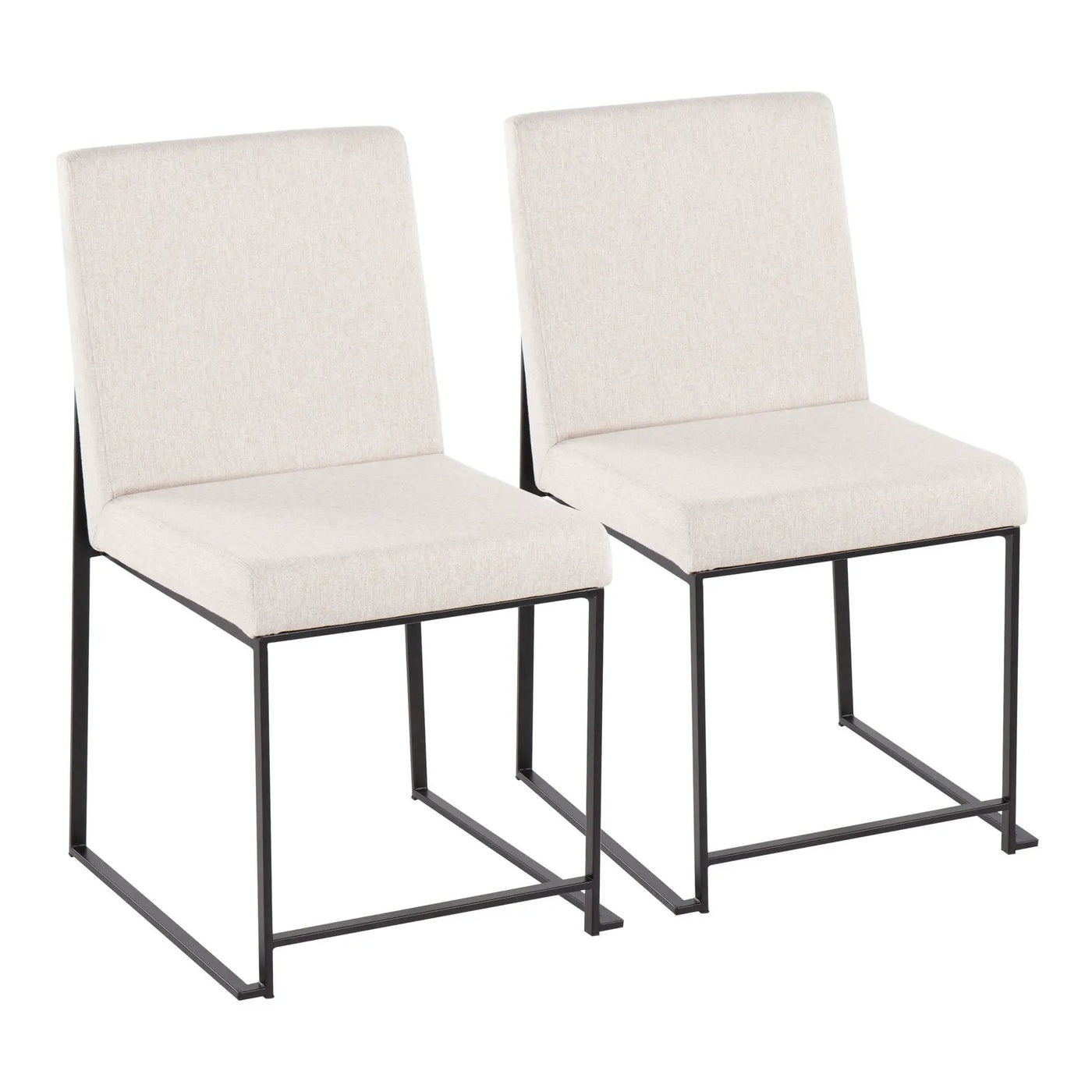 Fuji - Contemporary Modern Elegance With High Back Dining Chair (Set of 2) by HouseOfZazla