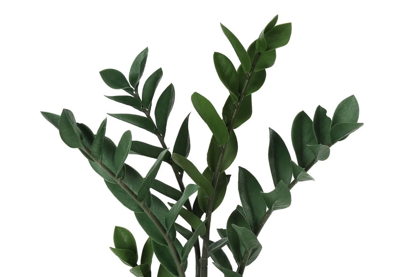 29" Tall, Artificial Plant, Zz Tree, Indoor, Faux, Fake, Floor, Greenery, Potted, Real Touch, Decorative - Green / Black by Unique Piece Furniture