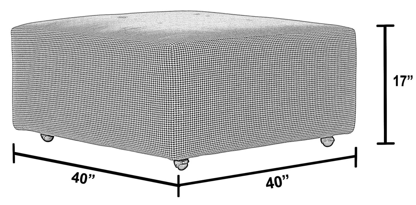 Searsport - Castered Cocktail Ottoman by Unique Piece Furniture