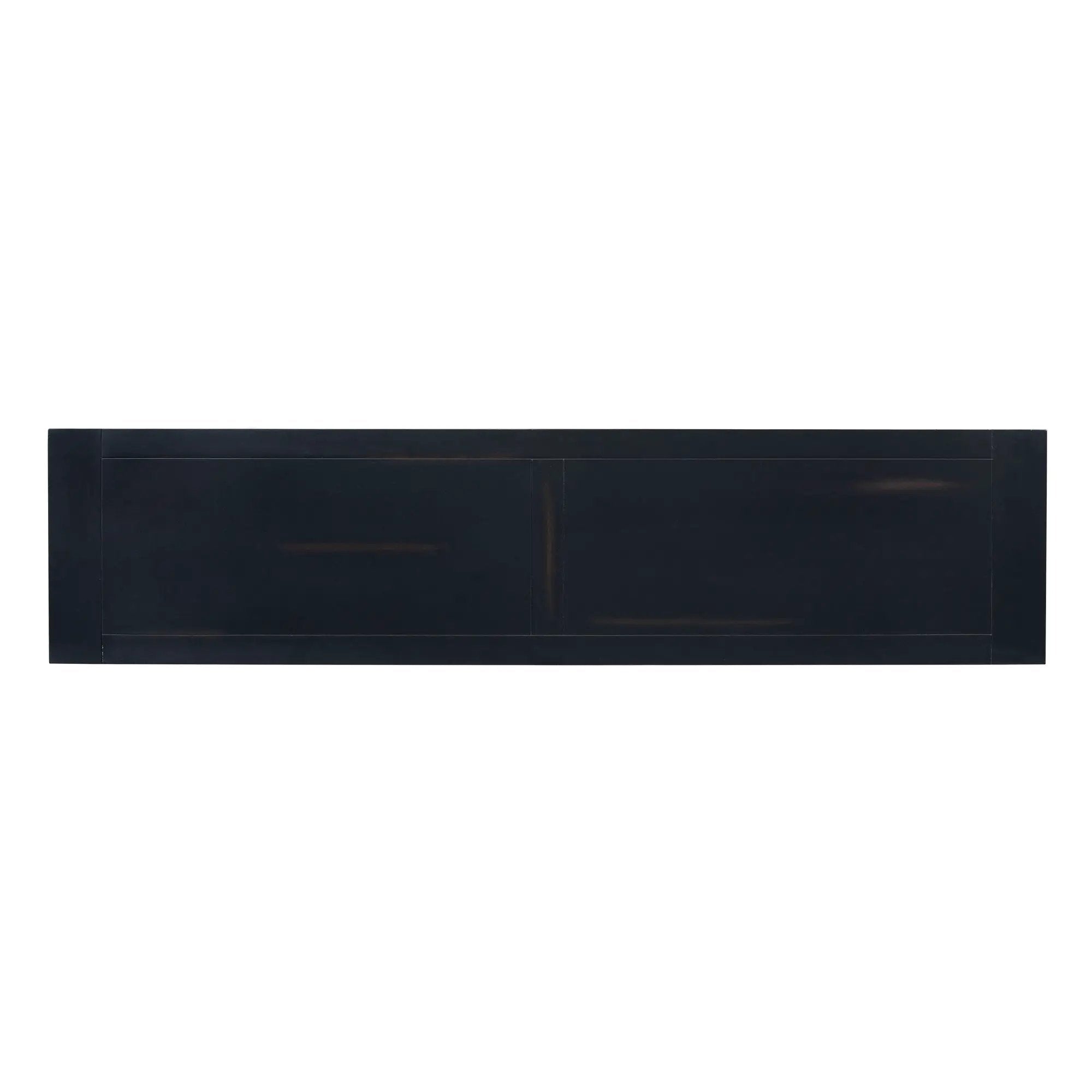 TREXM 63" Long Console Table with Drawers and Shelf by HouseOfZazla