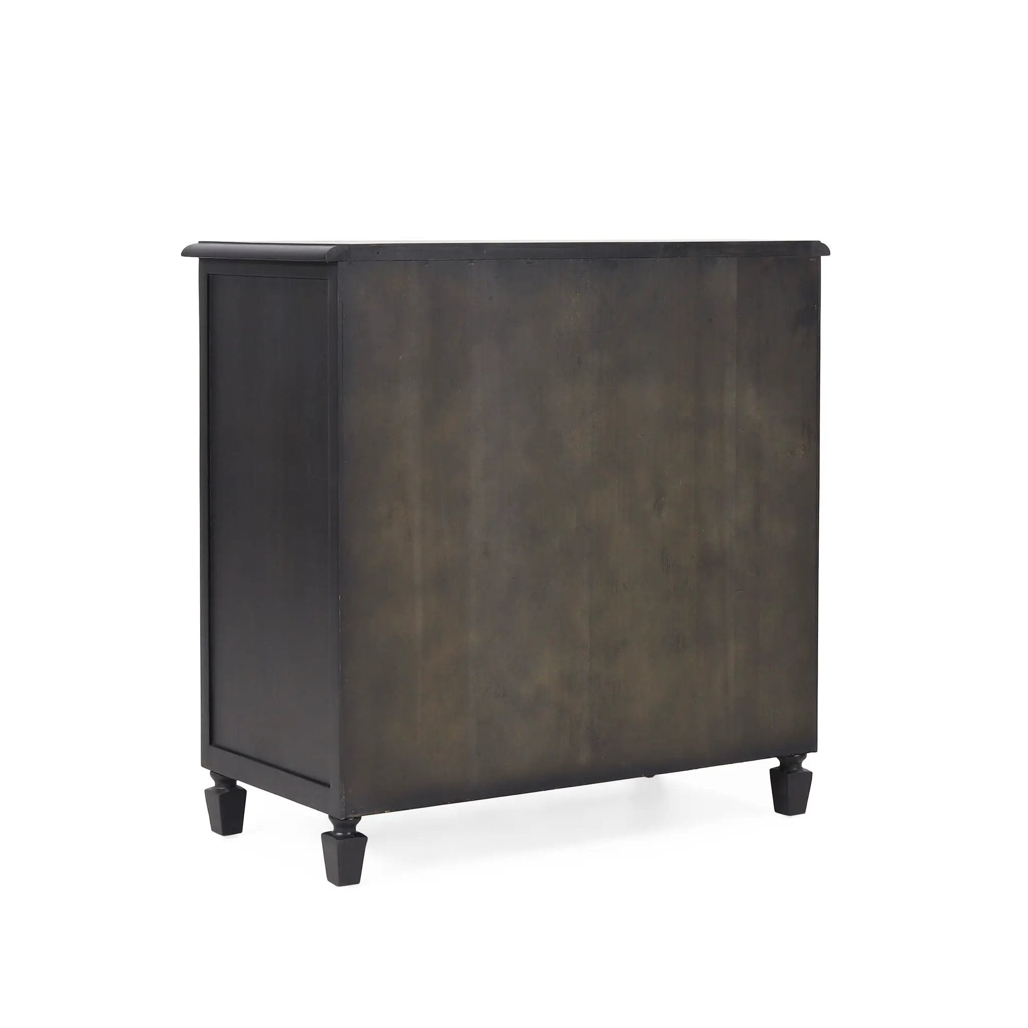 Newell Cane 3 Drawer Dresser - Dark Gray by HouseOfZazla