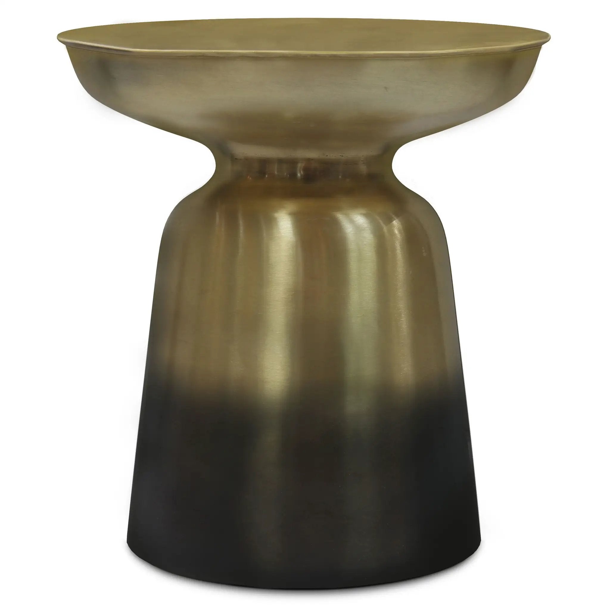 Toby - Metal Accent Table - Gold / Black Ombre by Unique Piece Furniture