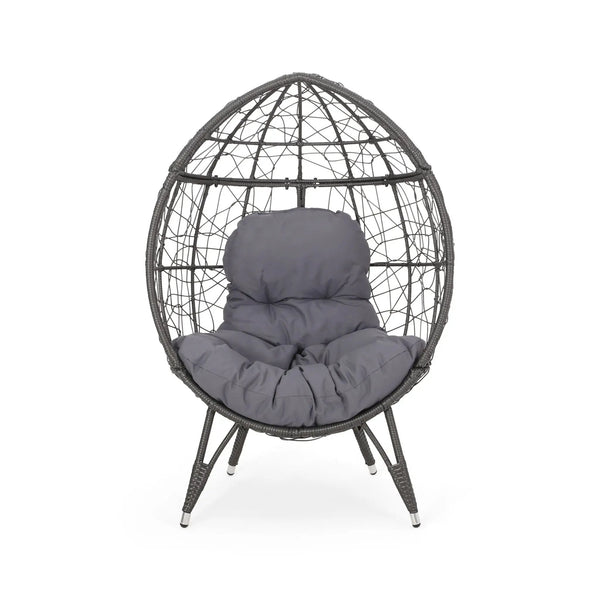 Cosmos - Round Hammered Iron Teardrop Chair