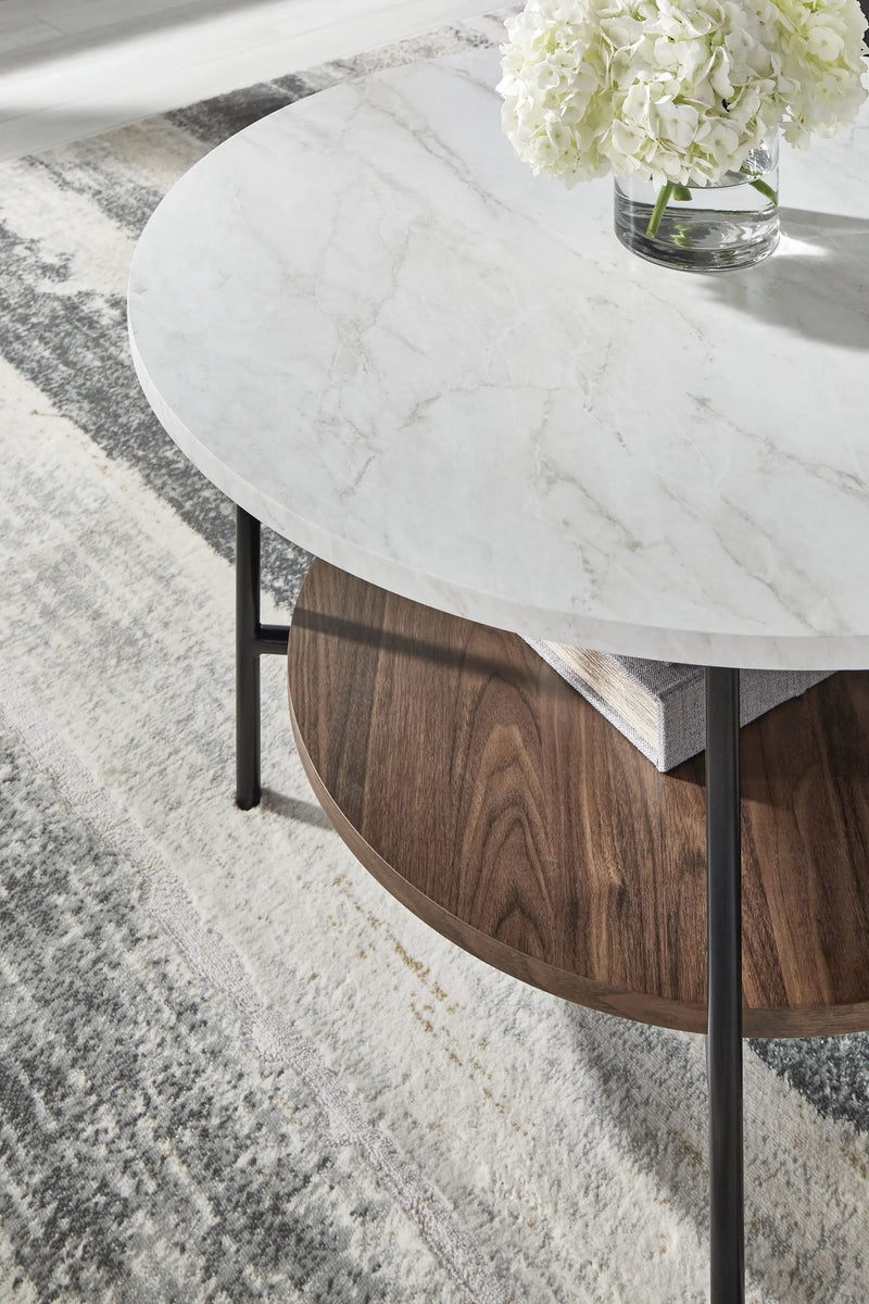 Wrenwich - Occasional Table Set (Set of 3) - Brown / Black / White by Unique Piece Furniture