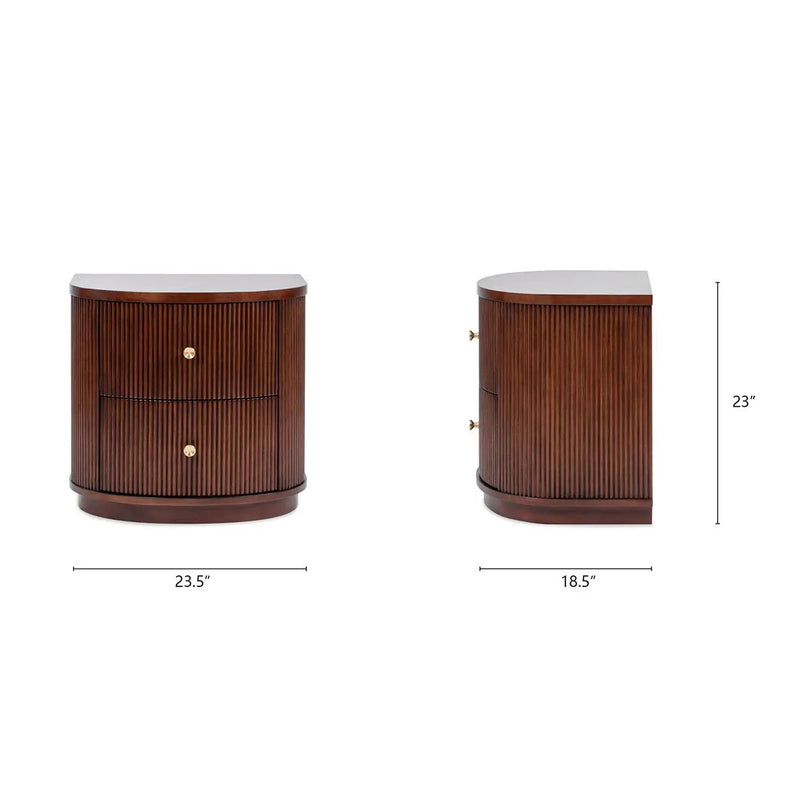 Valentine - 2 Drawer Storage Side Table by HouseOfZazla