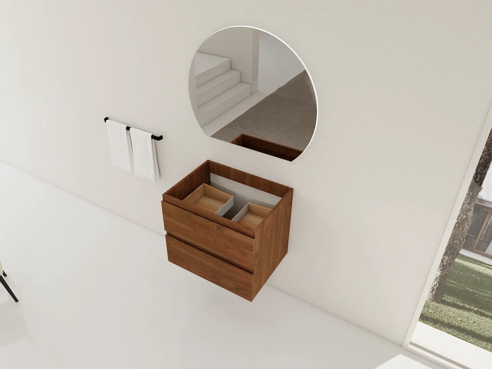 24" Wall-Mounted Bathroom Vanity by HouseOfZazla