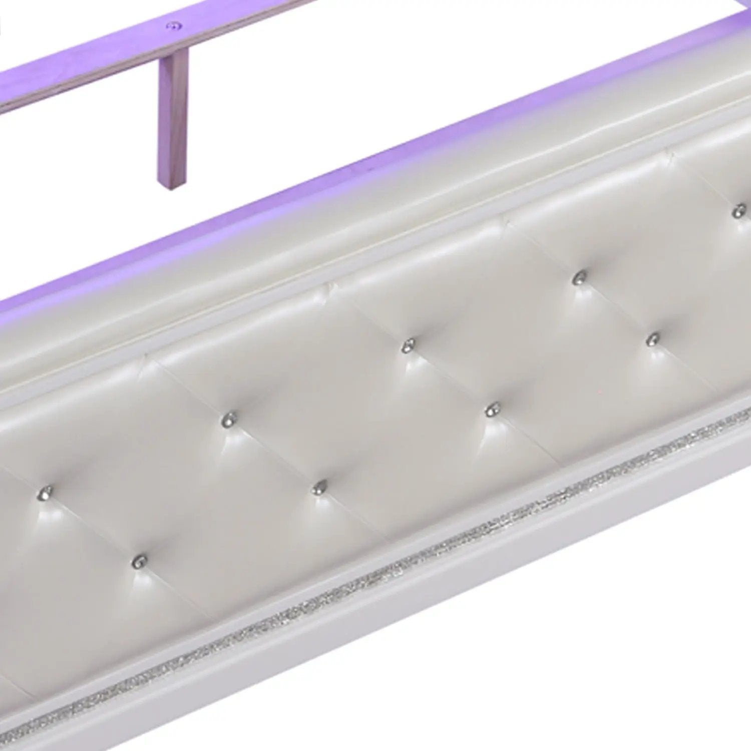 Opium - King Size Tufted Bed - White by HouseOfZazla