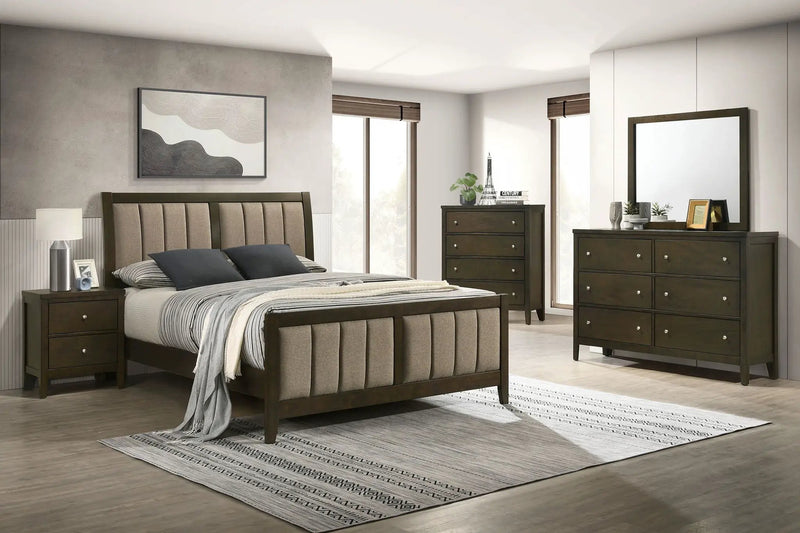Wilkes 5-piece Full Bedroom Set Dark Cocoa by Unique Piece Furniture