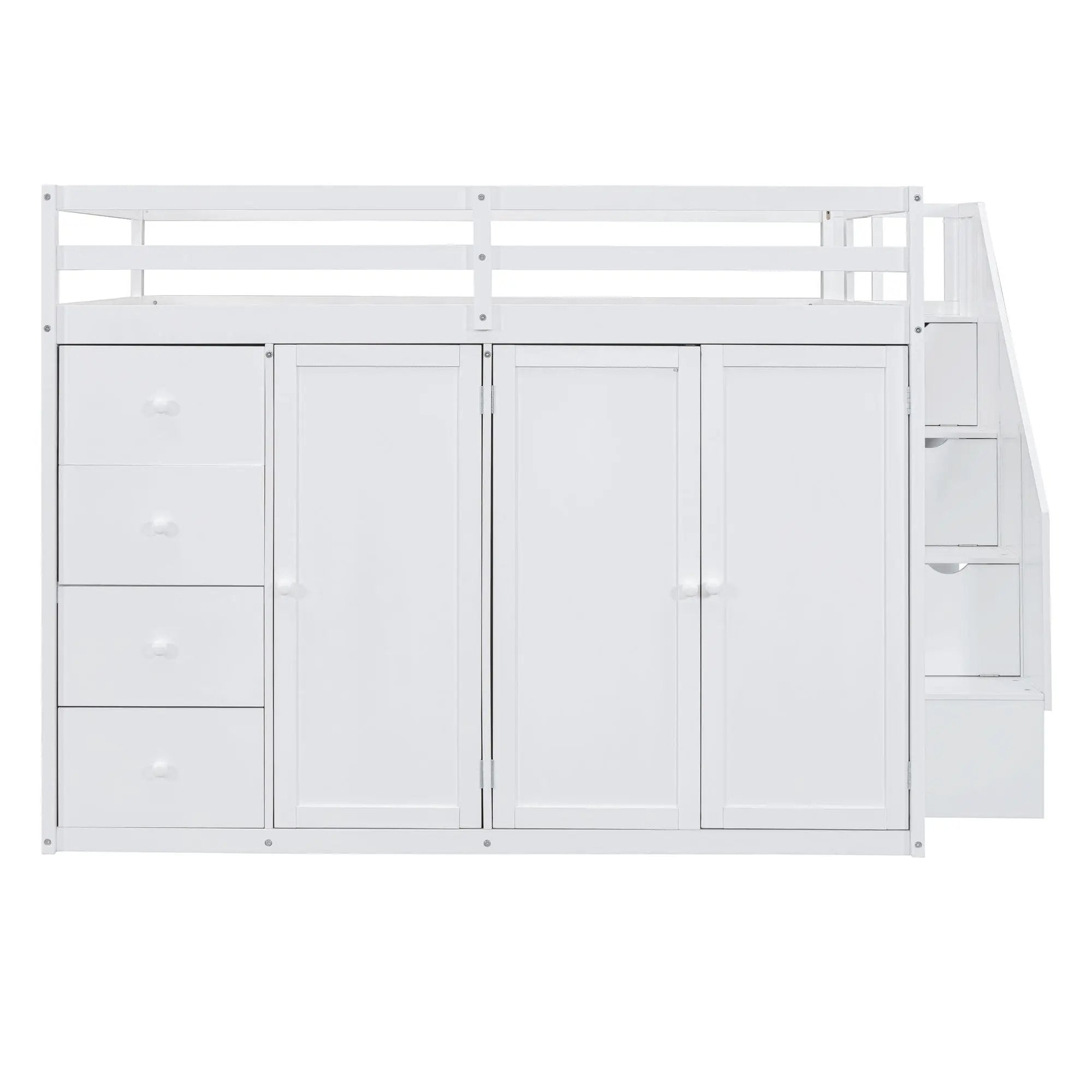 Loft Bed With Built In Wardrobes, Cabinets And Drawers by Unique Piece Furniture