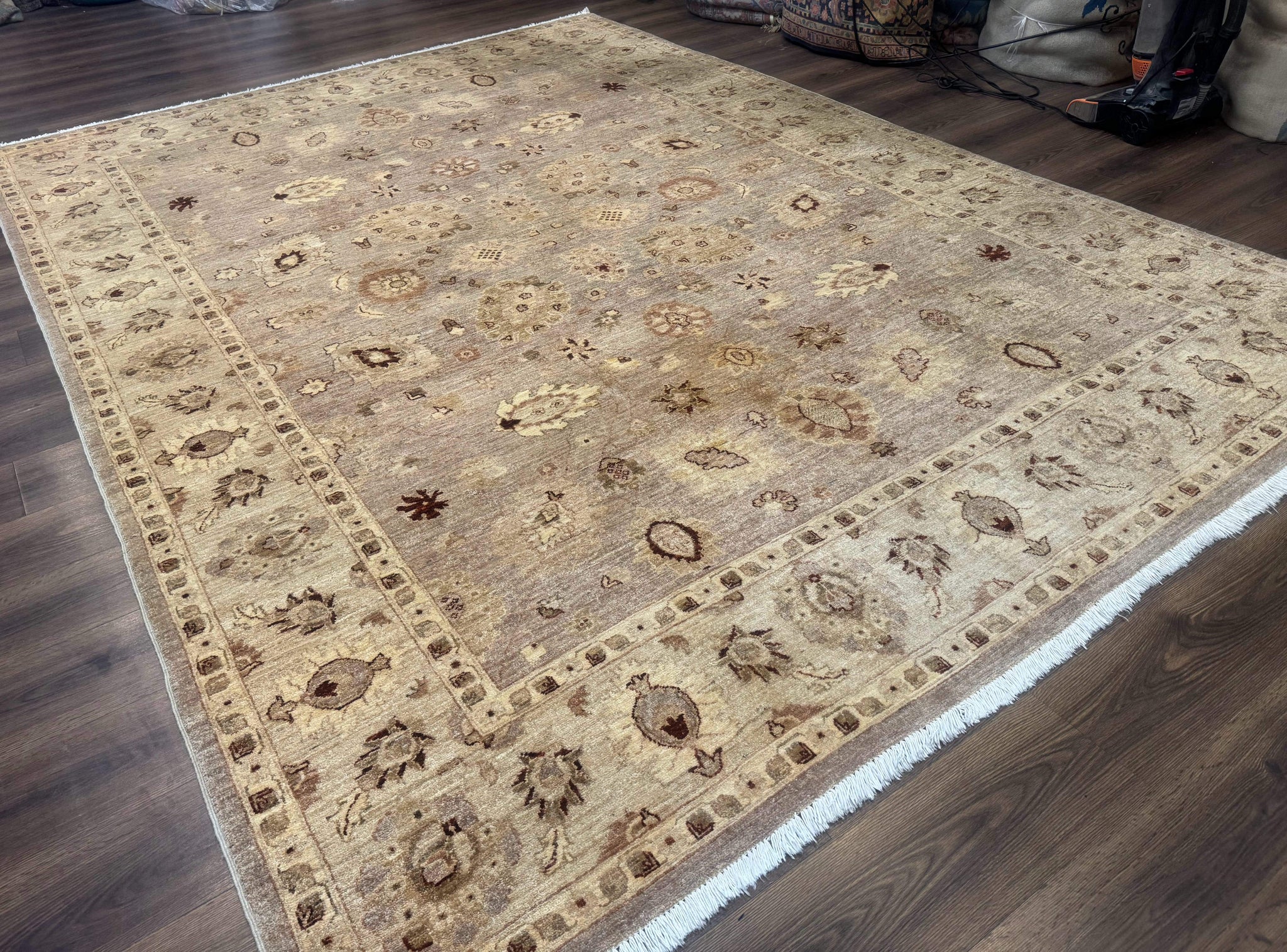 Pakistani Peshawar Rug 8x11, Indo Persian Mahal Carpet, Traditional Wool Oriental Rug by Jewel Rugs