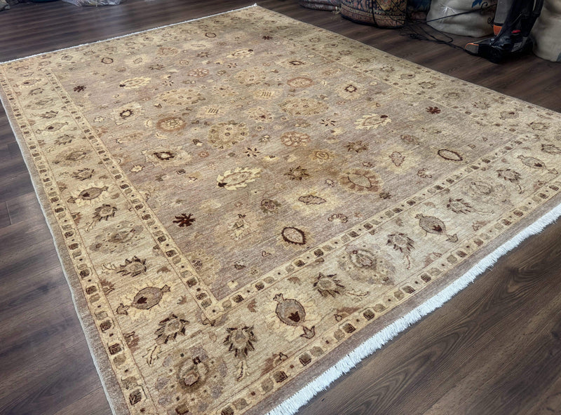 Pakistani Peshawar Rug 8x11, Indo Persian Mahal Carpet, Traditional Wool Oriental Rug by Jewel Rugs