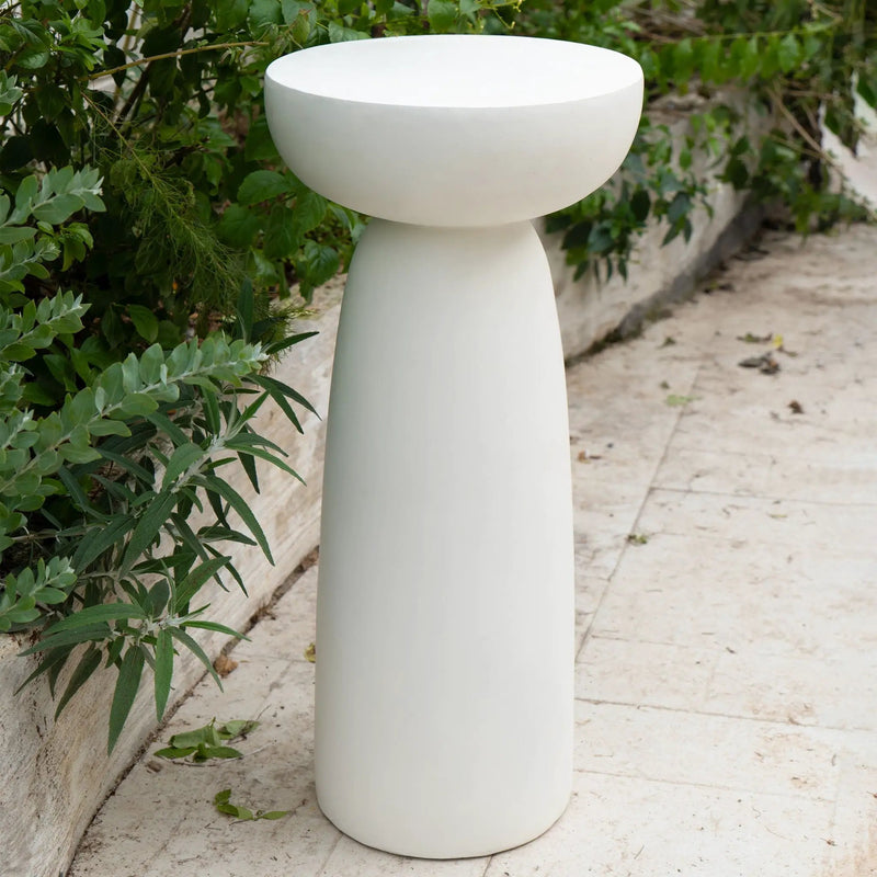 Magnesium Oxide Plant Stand - White by HouseOfZazla