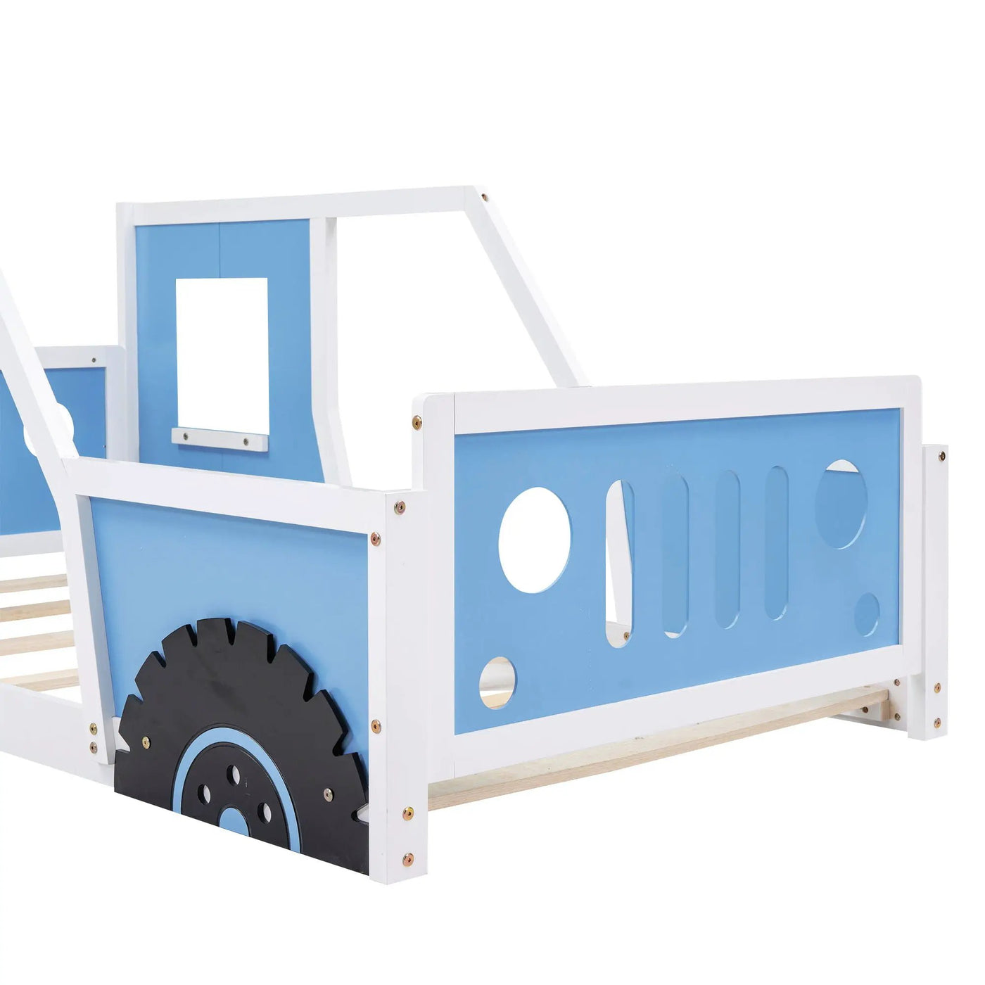 Classic Car Shaped Platform Bed With Wheels by HouseOfZazla