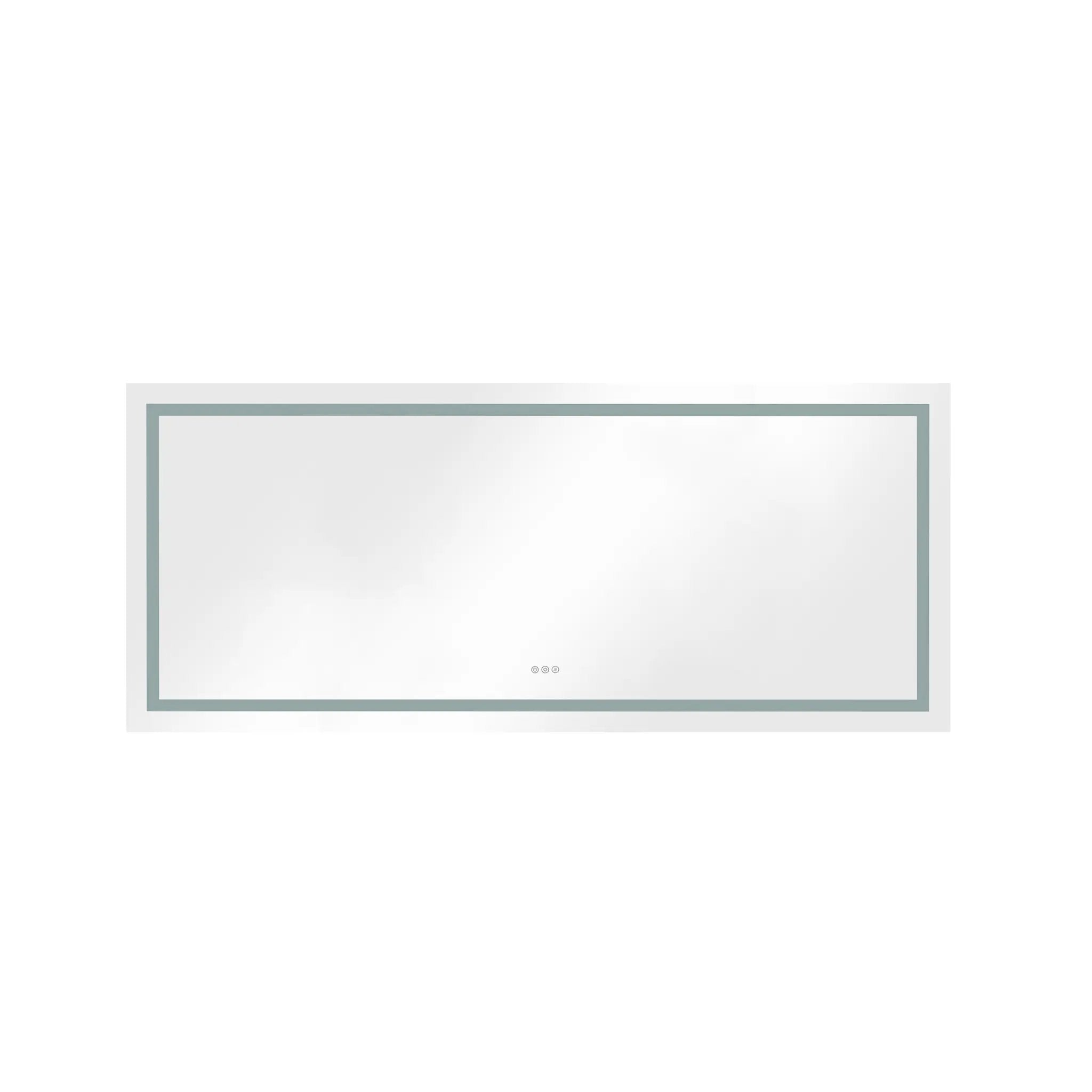 72" LED Bathroom Mirror with Front and Backlight by HouseOfZazla