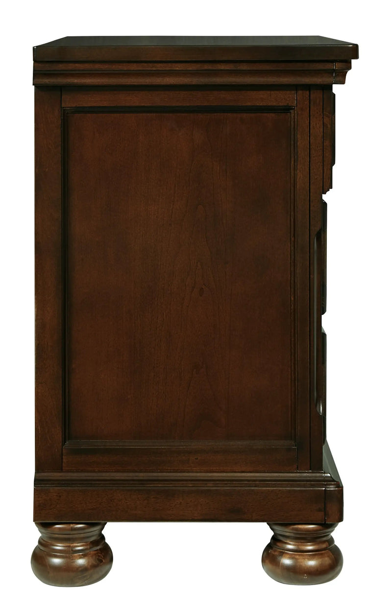 Porter - Two Drawer Night Stand - Dark Brown by Unique Piece Furniture