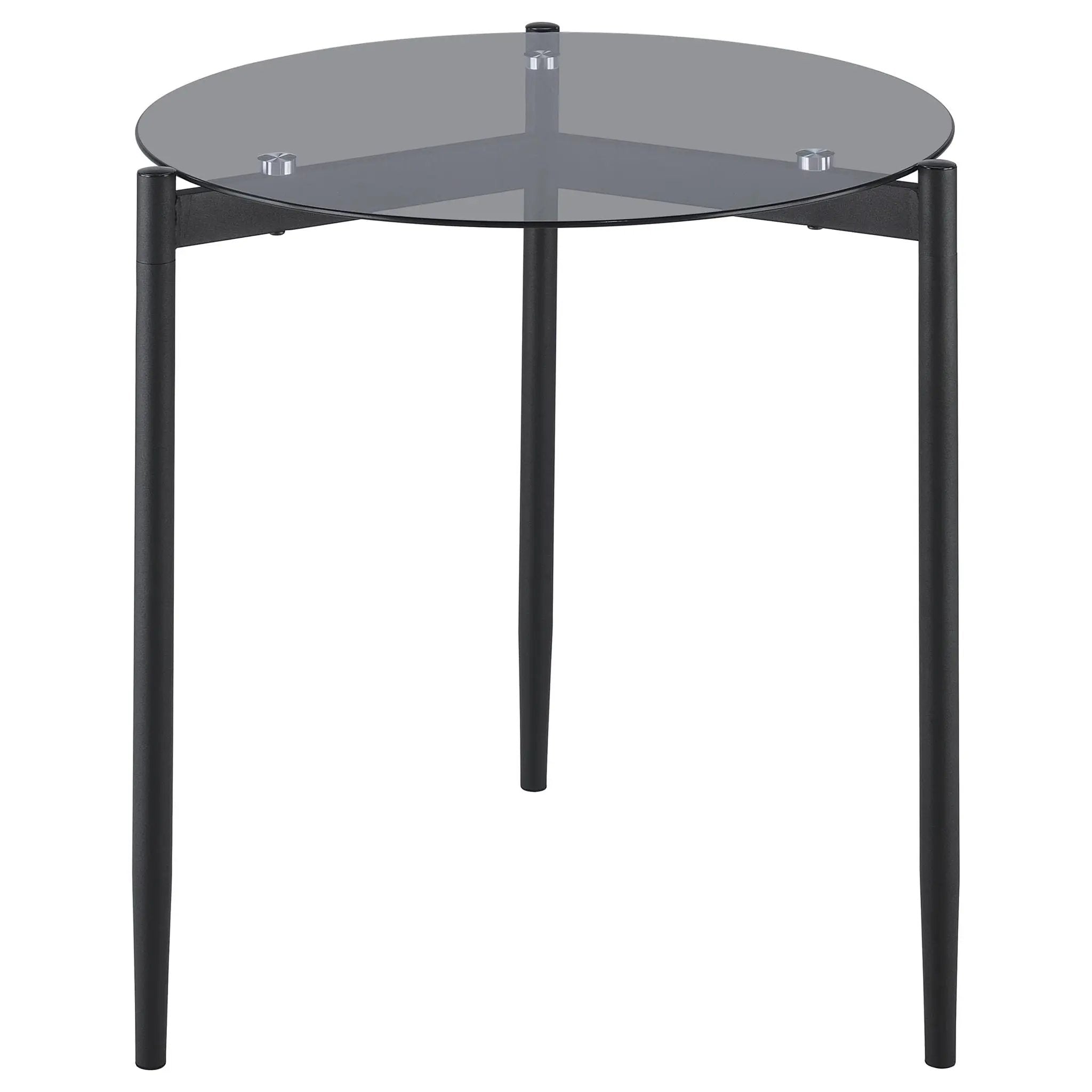 Rosalie 3-piece Round Coffee and End Table Set Grey by Unique Piece Furniture