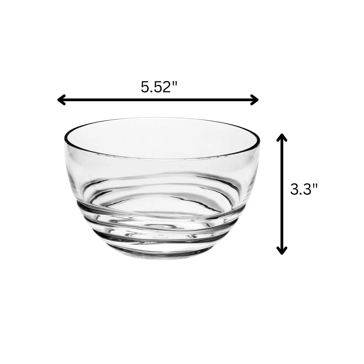 Swirl Acrylic Serving Bowls, Unbreakable by HouseOfZazla
