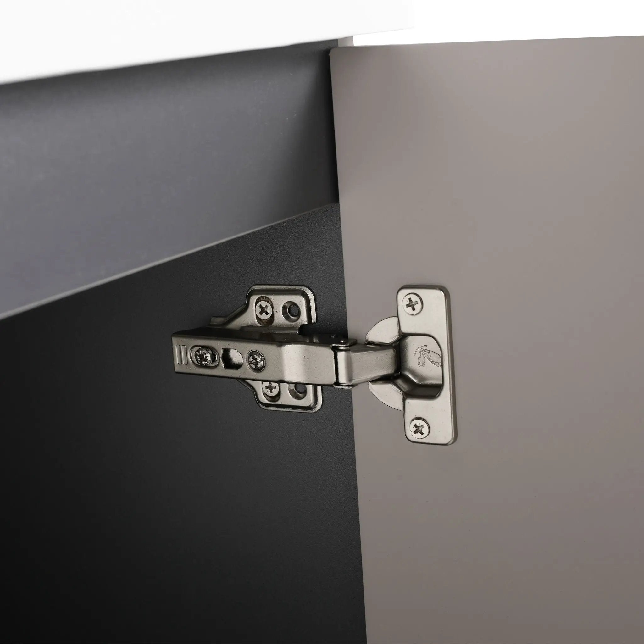 Modern Freestanding Bathroom Vanity With Soft Close Cabinet Doors by HouseOfZazla