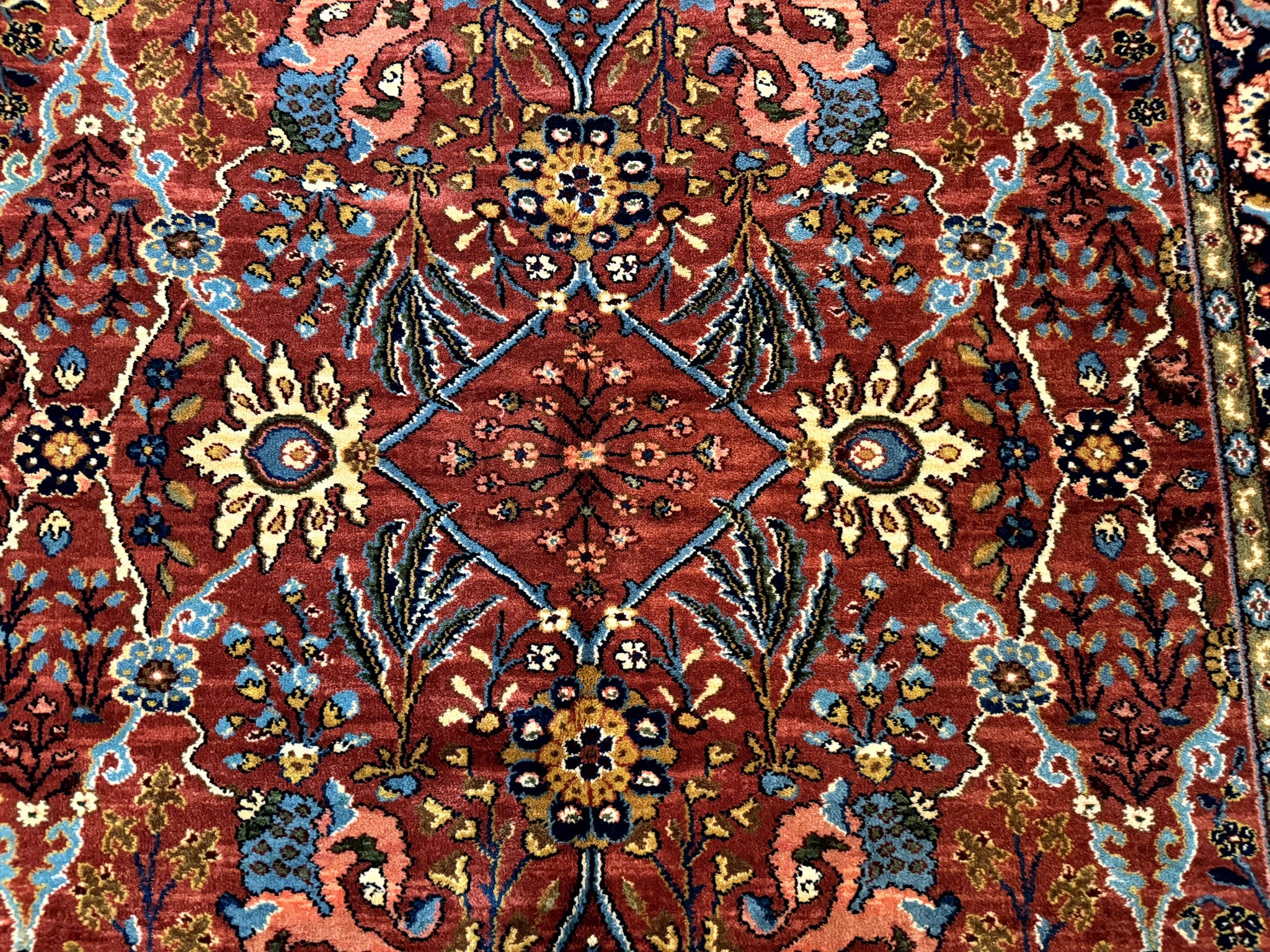 5.9 x 9 Karastan Rug Ispahan #766, Vintage Wool Discontinued Original 700 Series by Jewel Rugs