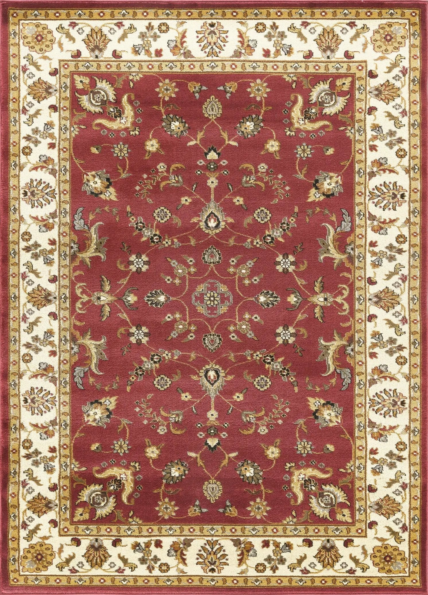 Classic GC_VIN5006 Red Area Rug by HouseOfZazla