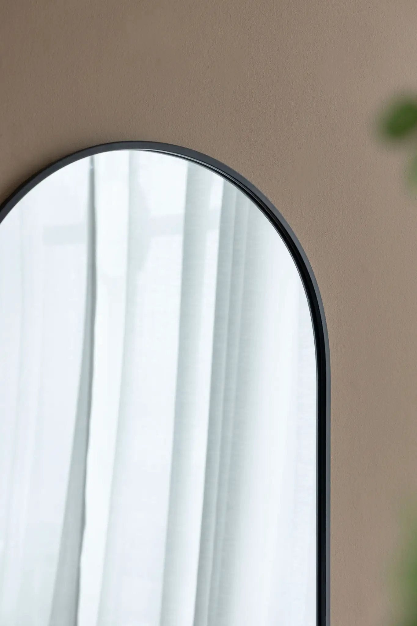 Arched Mirror With Metal Frame, Wall Mirror For Living Room Bedroom Entryway by Unique Piece Furniture