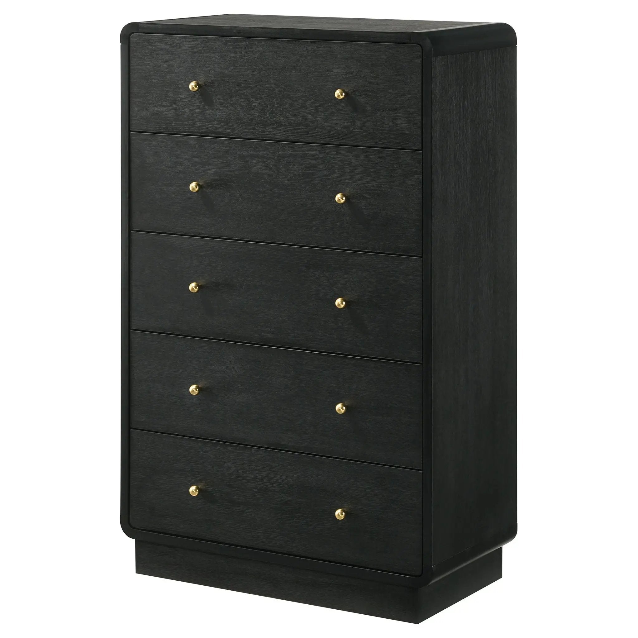 Cavelle 5-drawer Chest of Drawers Black by Unique Piece Furniture