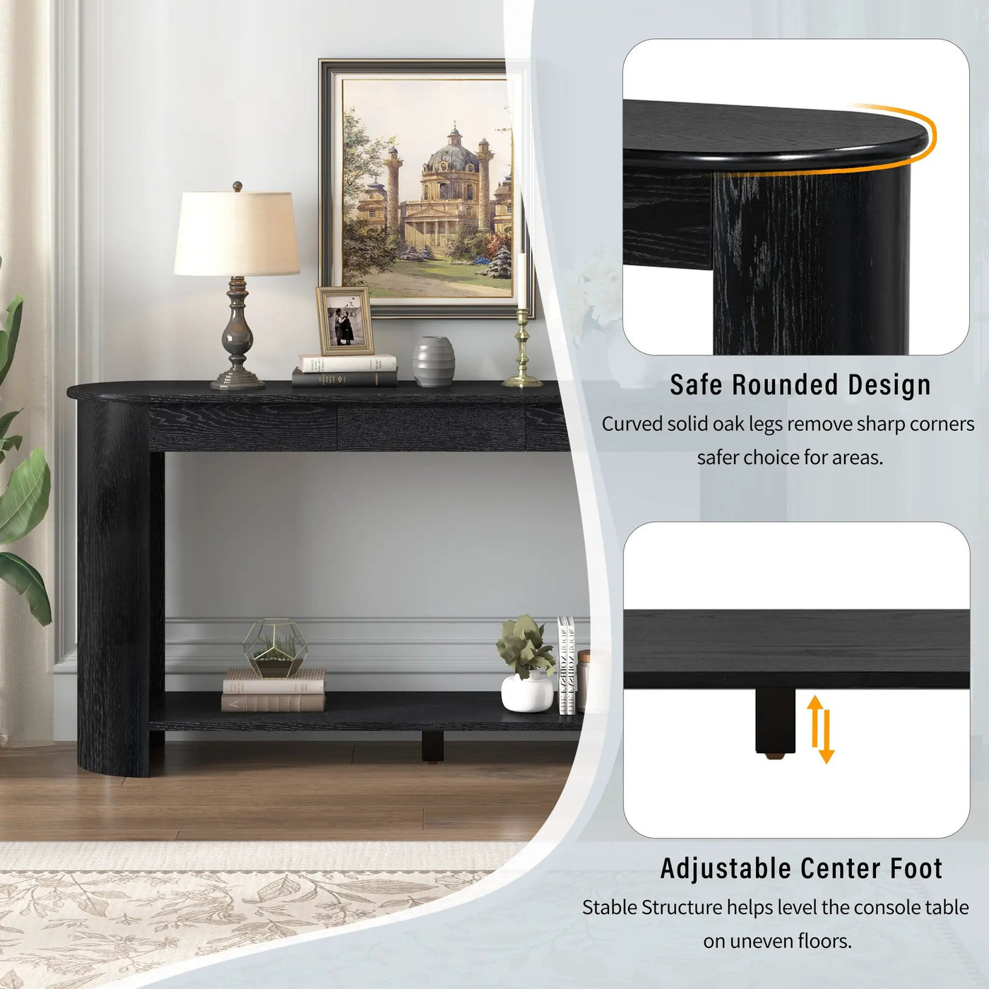 U_Style 59.8'' Modern Console Table by HouseOfZazla