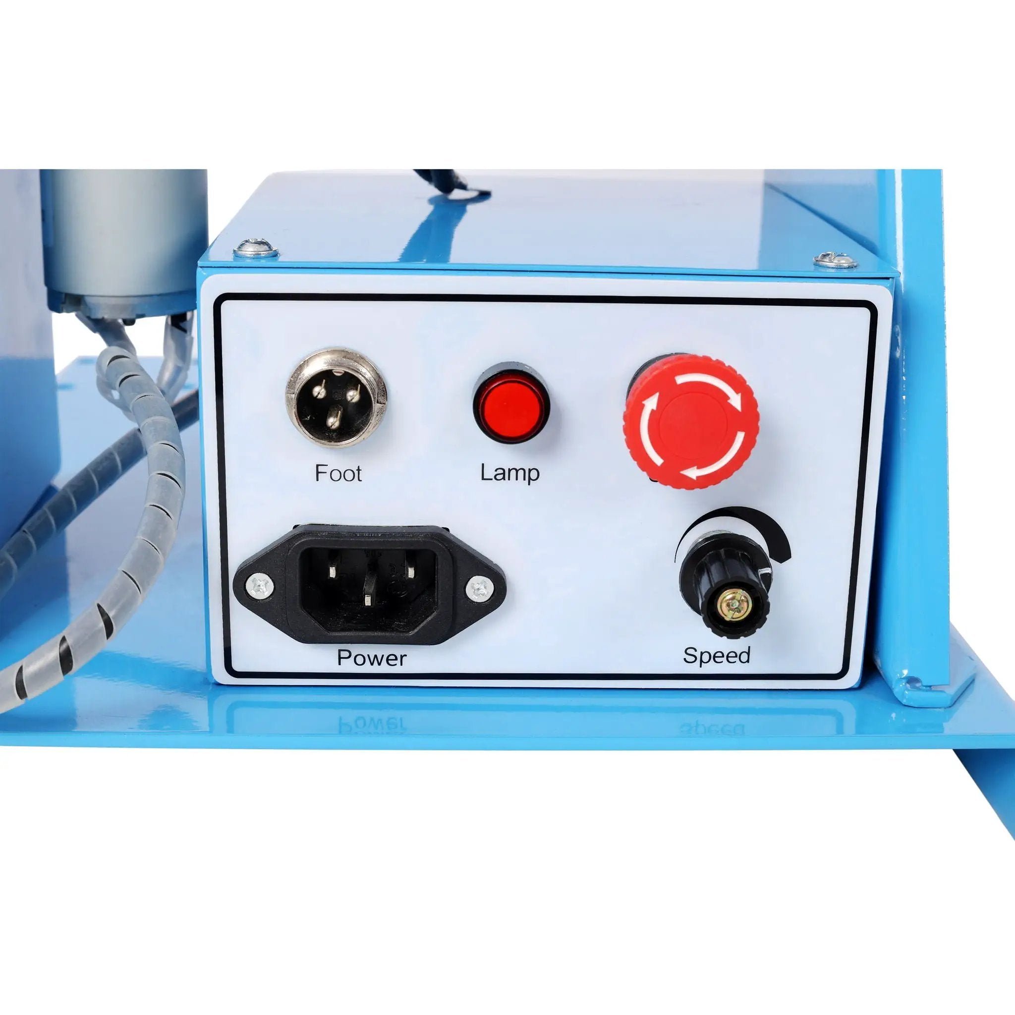 Portable Rotary Welding Positioner With 3 Jaw Lathe Chuck, 0 - 90° Turntable - Blue by HouseOfZazla